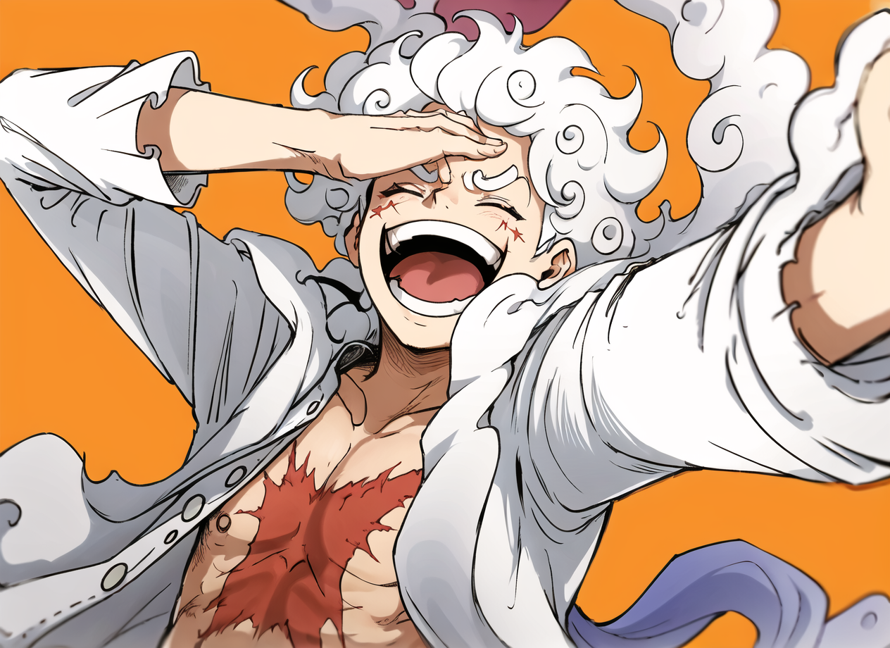 3978521345-471778436-gear fifth, monkey d. luffy, 1boy, arms up, closed eyes, curly eyebrows, eyebrows, facing viewer, foreshortening, laughing, long.png